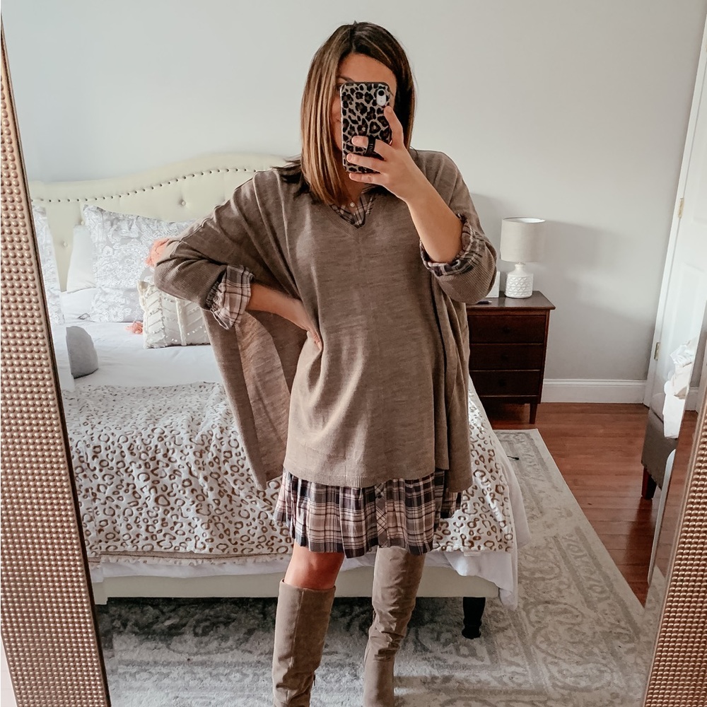 A new day sweater poncho